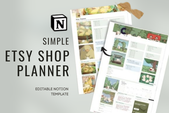 Etsy Planners Notion Template